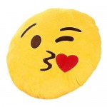 Smiley Kiss Emoticon Cushion Giving Flying Kiss